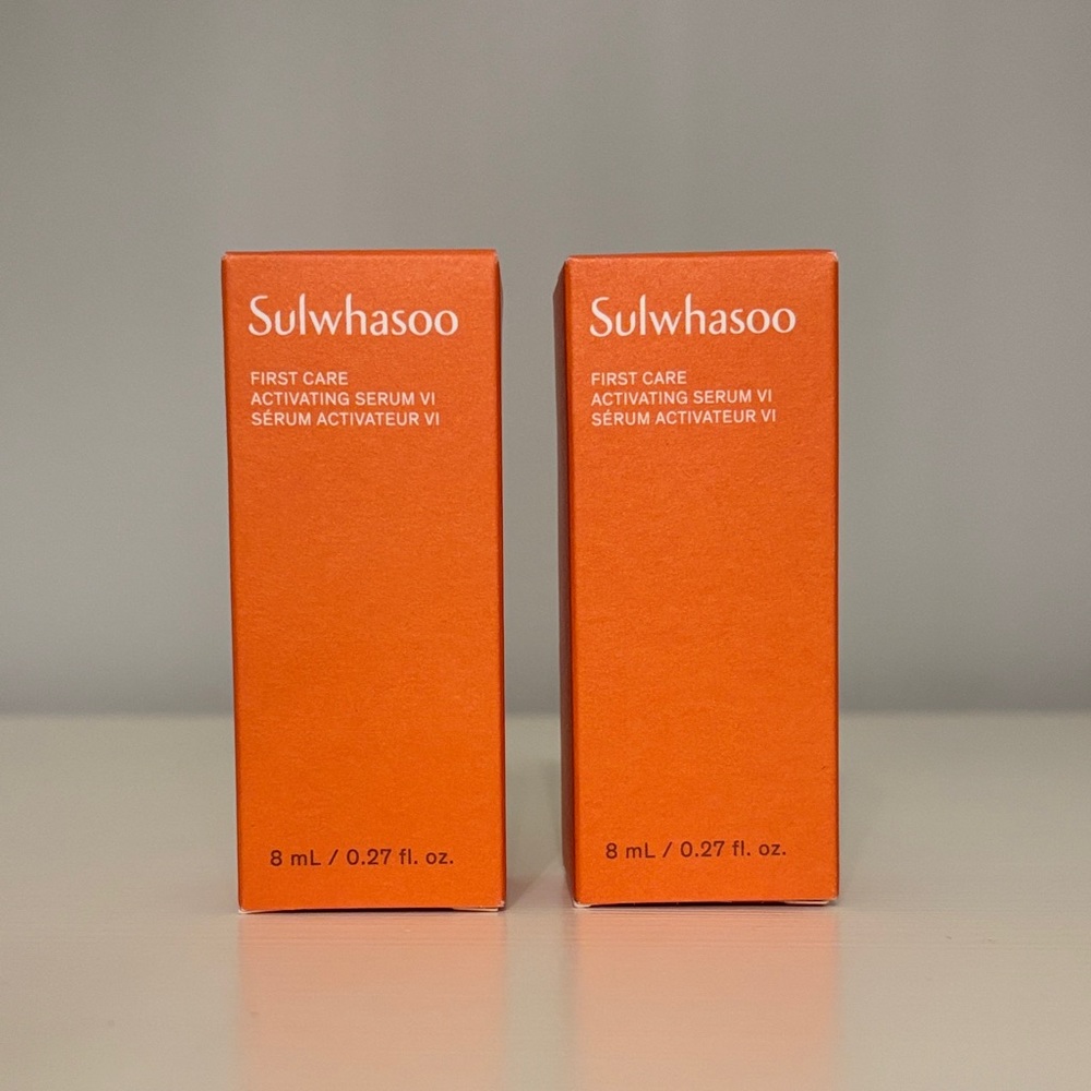 NEW Set of 2 Sulwhasoo First Care Activating Serum VI BONUS Concentrated Ginseng